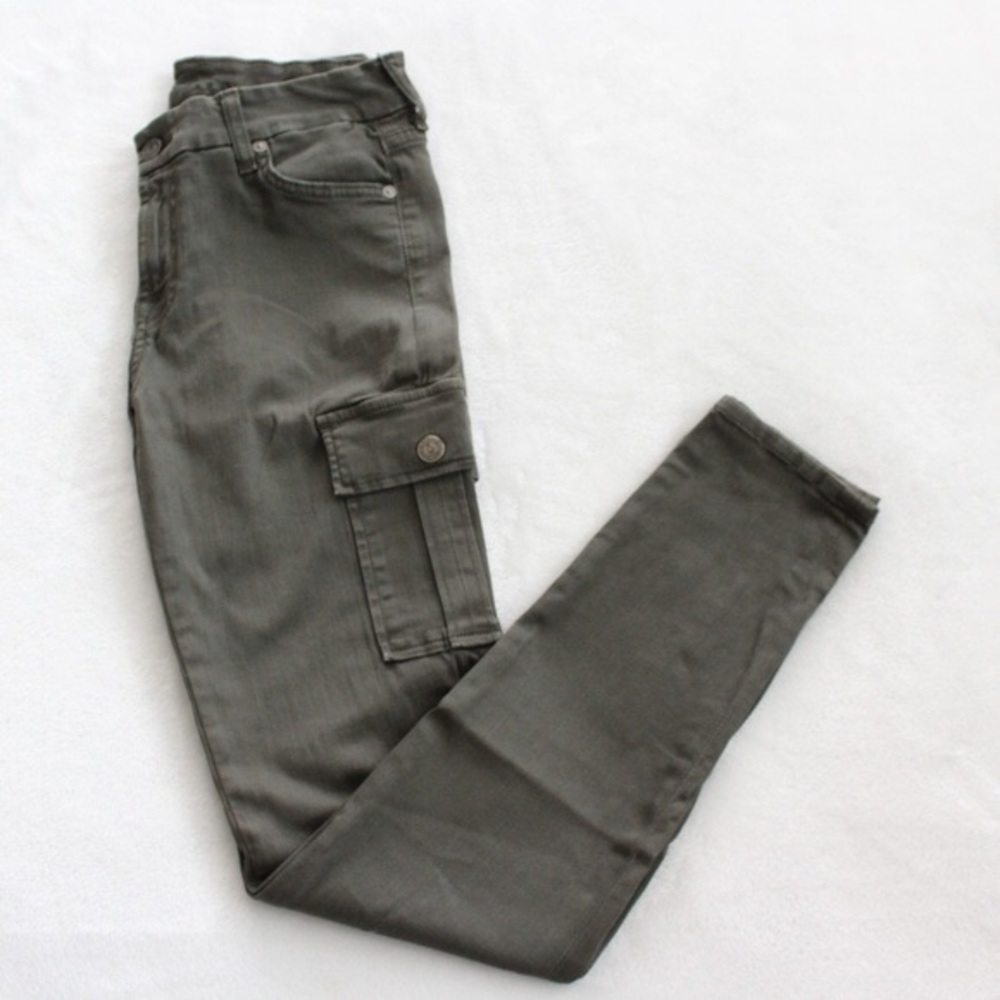 7 For All Mankind Gray Jeans